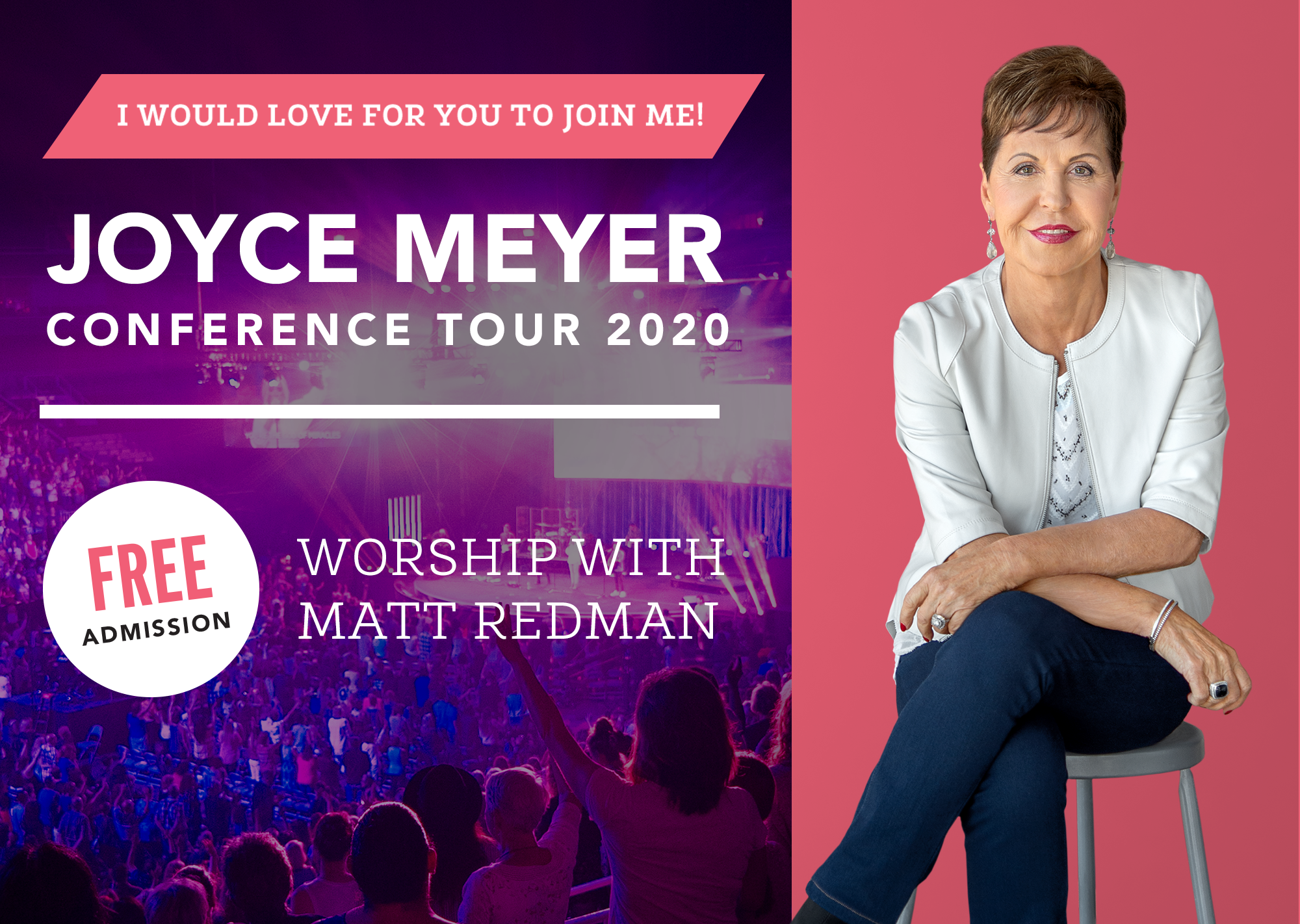 Joyce Meyer Conference Tour 2020 HEB Center